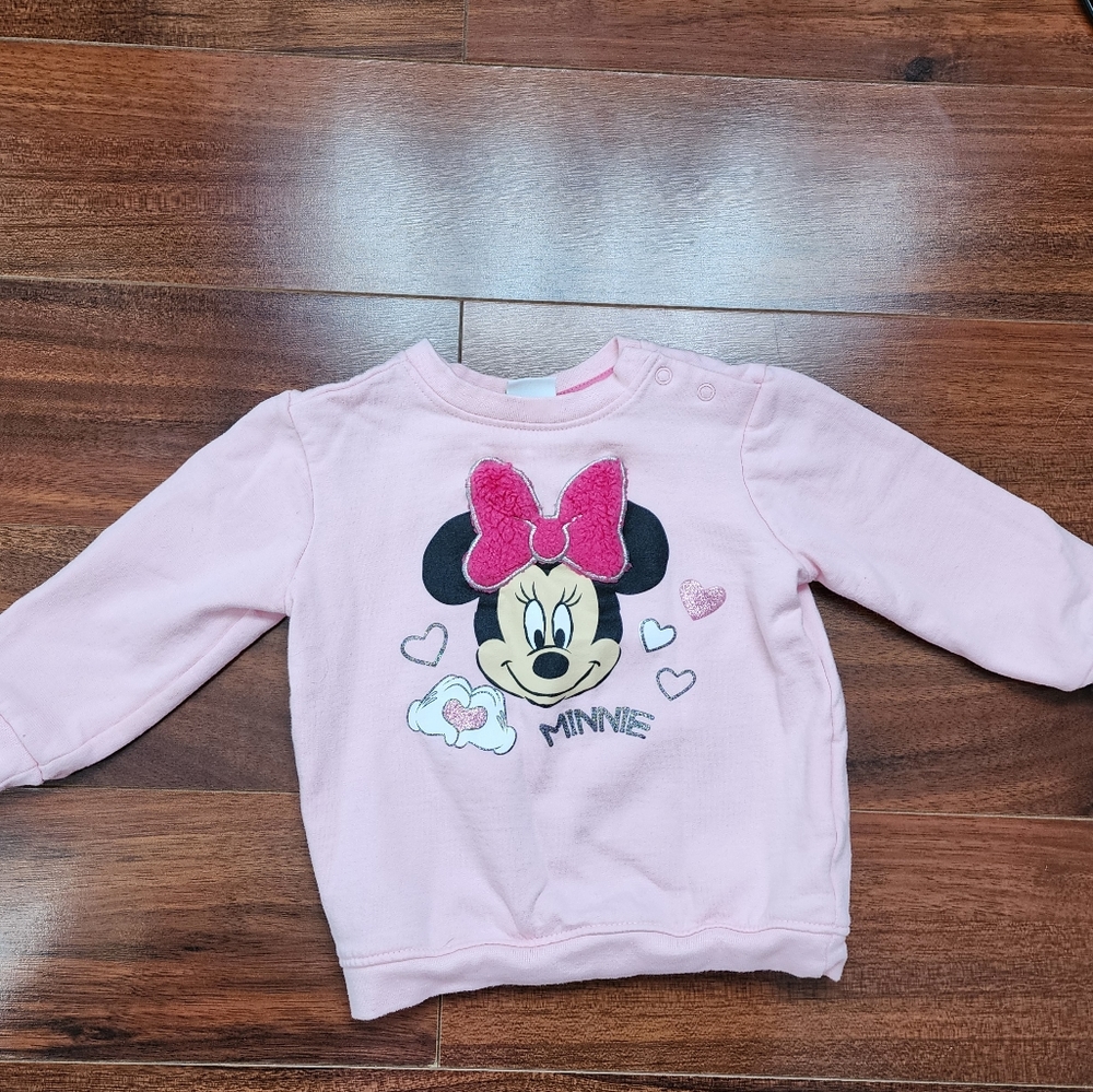 Disney Baby Girls Minnie Mouse Sweatshirt